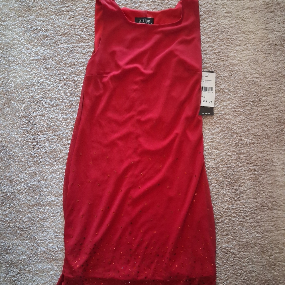 Elegant Red Junior Formal Dress Vintage Byer Too! Valentines Day Simple